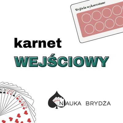 karnet wejściowy na zajęcia brydżowe